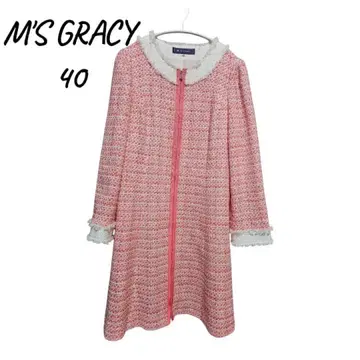 [새상품급] M'S GRACY 무릎 기장 원피스 40 핑크 계열