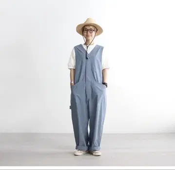 마이요 마이요 바지 오버롤