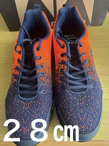 Mandom 스니커즈 28.0 EEEE 오렌지 네이비