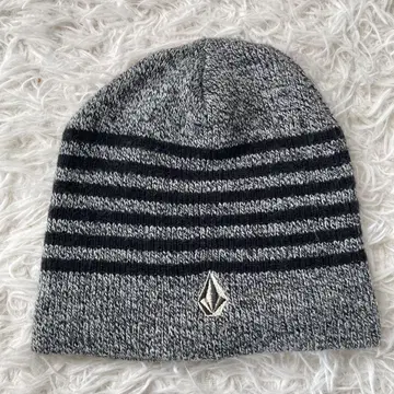 Volcom 볼컴 비니 니트 모자 로고 자수 남녀 공용 99