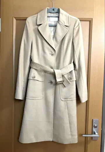 카라 캐시미어 100% 코트