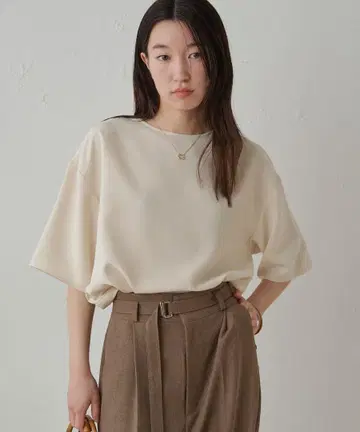 Loungedress T블라우스 아이보리