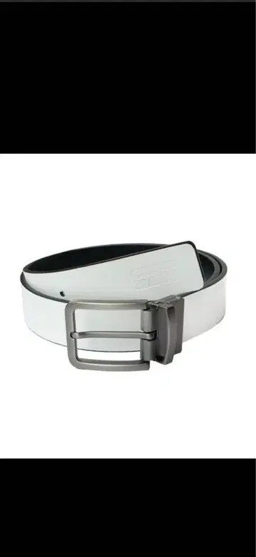 완판템/CLUBHAUS White/Black Reversible Belt