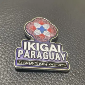 오사카 간사이 만박 파라과이관 핑 배지 IKIGAI
