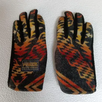 Pendleton 기하학 패턴 울 장갑