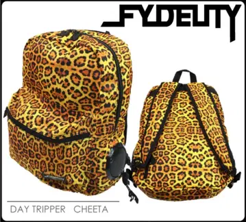 FYDELITY 스피커 부착 표범 무늬 레오파드 무늬 백팩
