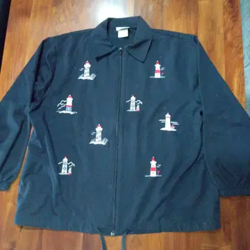 BonWorth US 구제 의류 등대 자수 자켓 90s