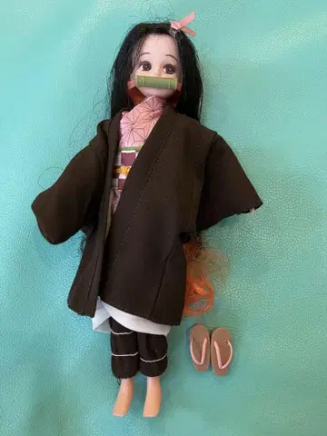 리카짱 귀멸의 칼날 네즈코 리카짱 인형