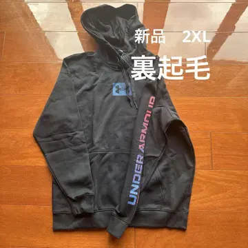 UNDER ARMOUR 블랙 후드티 2XL