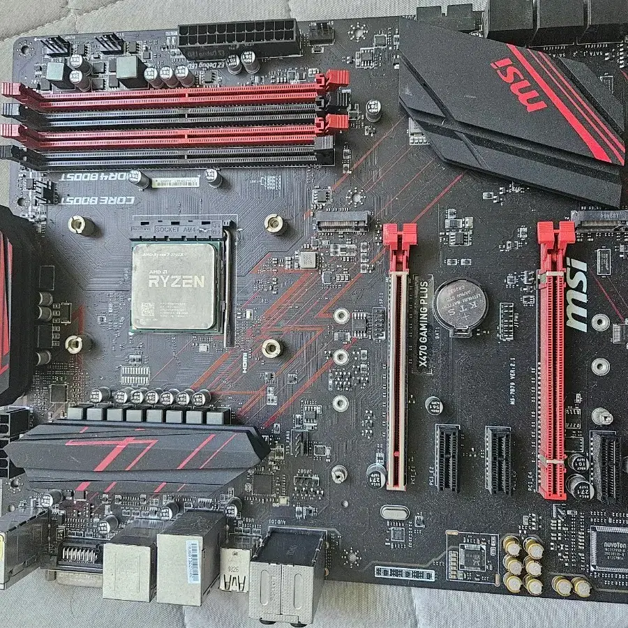 부품용 MSI X470 게이밍 플러스 + 라이젠 2700X