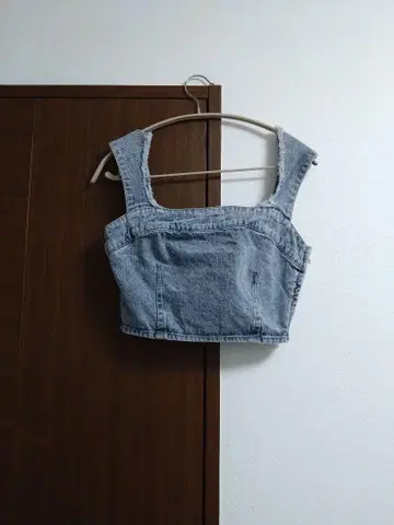 [ EMODA ] 데님 셋업 뷔스티에