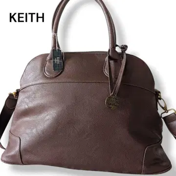 KEITH 키이스 핸드백 가죽 브라운 숄더 2way 택 포함