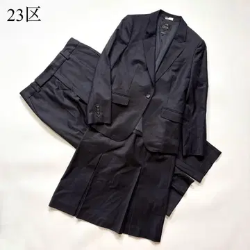 23구 셋업 3종 세트 스트라이프 팬츠 스커트 수트 40