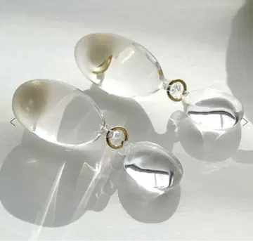 HARIO 하리오 유리 귀걸이 오벌