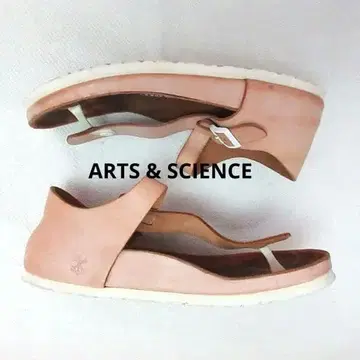 콜라보! 예술과 과학 x TATAMI 샌들 가죽 브라운