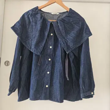 tumugu: 데님 셔츠 F 사이즈