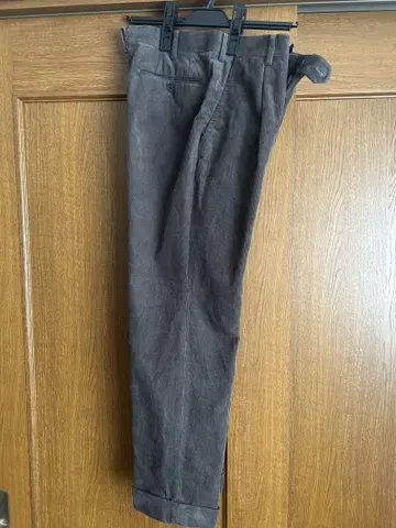 가마쿠라 셔츠 코튼 코듀로이 트라우저 다크 그레이 46