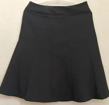 블랙 미니 플리츠 스커트