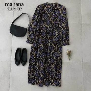 새상품급 manana suerte 매너 마나냐스엘테 롱 원피스