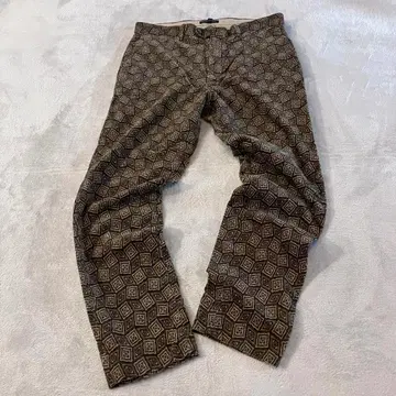 바나나리퍼블릭 올 패턴 팬츠 페이드 히피 사이즈 31 슬림핏