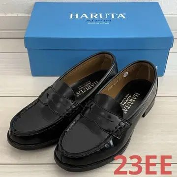 HARUTA 블랙 로퍼 23cm 박스 있음 통학 고등학생 4514