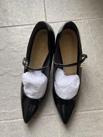 루탈론 에나멜 펌프스 블랙 25
