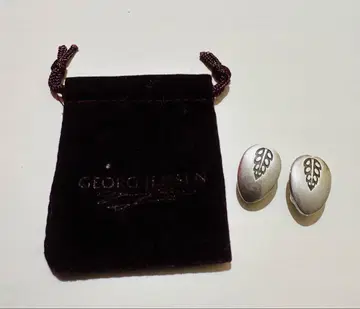 GEORG JENSEN 조지 젠슨 925S 113 리프 귀걸이