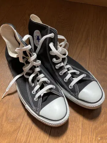 CONVERSE ALL STAR 블랙 하이컷 스니커즈 27.5cm