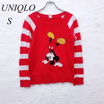 e5152 유니클로 미키 디즈니 콜라보 긴팔 캐릭터 트레이닝복 S