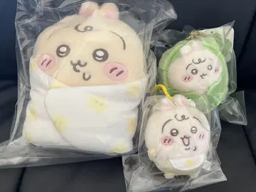 치이카와 Baby 캐비지 랩 토끼 속싸개 봉제 인형 마스코트