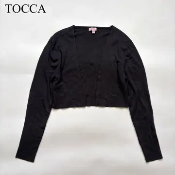 TOCCA 볼레로 가디건 숏 니트 모드 고급 네이비