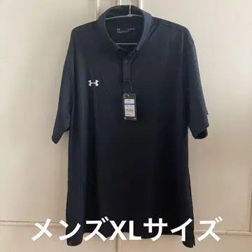 택 포함 새상품 언더아머 블랙 피케 셔츠 XL