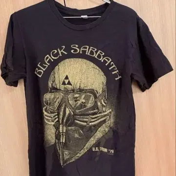 구제 의류 TULTEX BLACK SABBATH 1978 투어 T셔츠