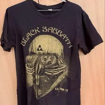 구제 의류 TULTEX BLACK SABBATH 1978 투어 T셔츠