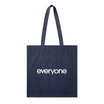 everyone nylon logo tote bag (NAVY)