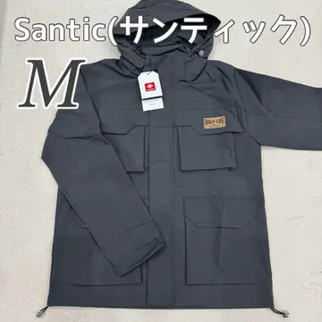 Santic 마운틴 후드티 남성용 아웃도어 자켓 M 그레이 발수