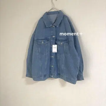 moment+ 헤비 웨이트 오버 사이즈 데님 자켓 G
