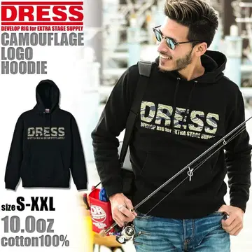 DRESS 카모플라쥬 로고 후드티 10.0 온스 맨투맨 사이즈 S