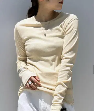 AP STUDIO 시어 골지 Twin T-shirt 2개 세트