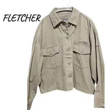 FLETCHER MOUUSSY 베이지 밀리터리 자켓