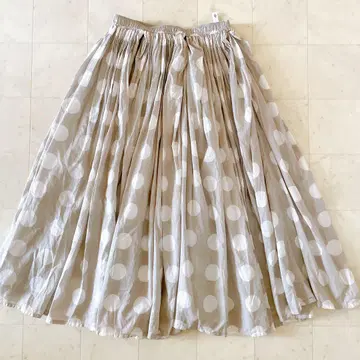 zucca 도트 볼륨 스커트 허리밴딩