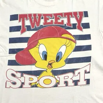 90s LOONEY TUNES TWEETY 반팔 T셔츠 XL