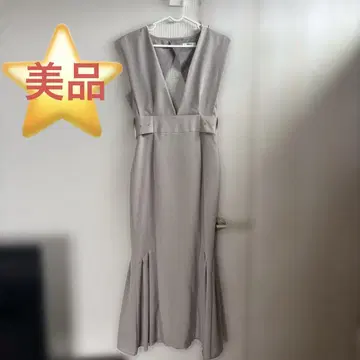 [ 새상품급 ] MURUA 무루아 사이드턱 오버롤 스커트 베이지