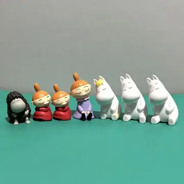 무민 어깨 큥 피규어 7개 세트