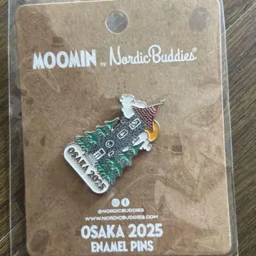 오사카 간사이 만박 EXPO2025 핀 배지 무민의 집 무민 북유럽관