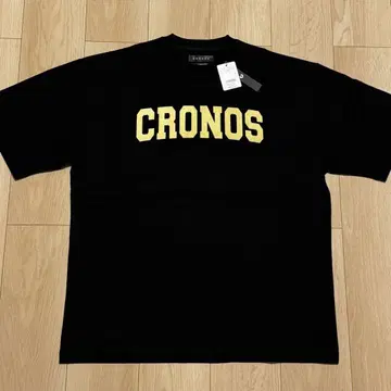 CRONOS 크로노스 반팔 T셔츠 크로노스T셔츠 M 블랙