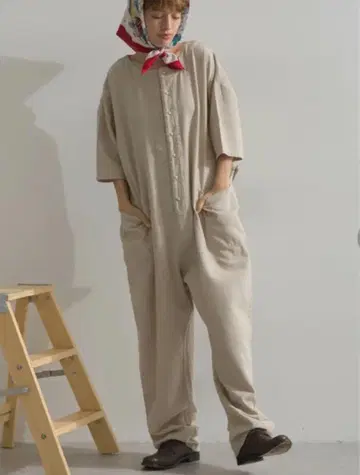 Lupilien 린넨 라이크 올인원 살로펫 그레이지