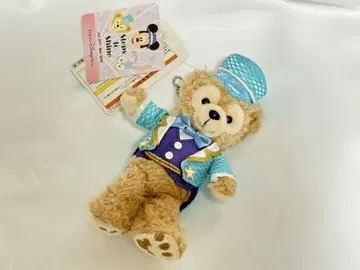 택 포함 새상품 더피 인형 배지