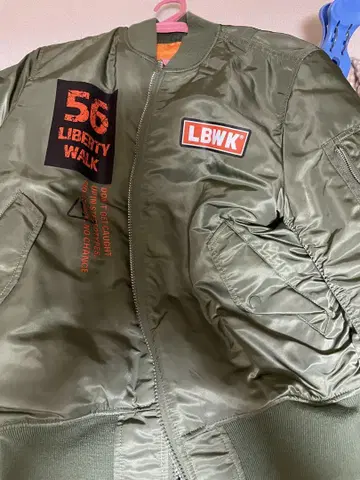 Liberty Walk MA-1 플라이트 자켓 올리브 그린