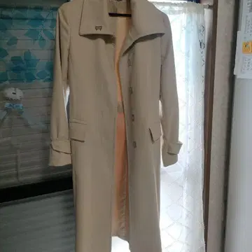 꼼사데모드 울 롱 코트 벨트 포함